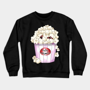 baby mimic popcorn on a plain background Crewneck Sweatshirt